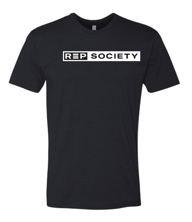 Rep Society CVC T-Shirt - Black - Unisex