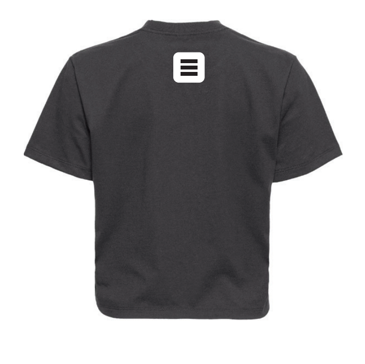 Rep Society Heavyweight Boxy T-Shirt - Black - Women
