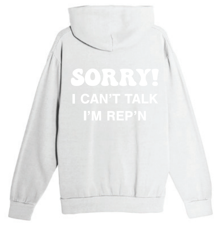 Rep Society Heavyweight Hoodie - Lunar Rock - Unisex
