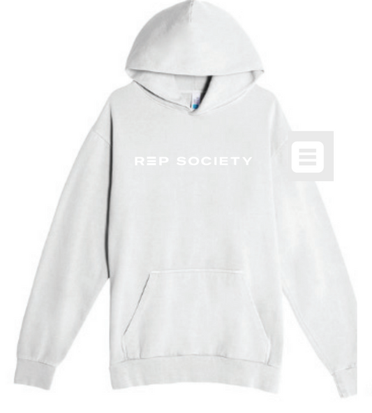 Rep Society Heavyweight Hoodie - Lunar Rock - Unisex