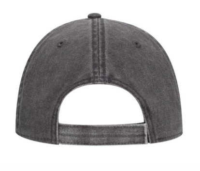 Rep Society Low Profile Washed Cap - Charcoal Grey - Unisex